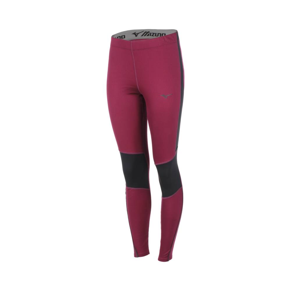 Mizuno Women's Breath Thermo® Tights Purple/Black (421917-DLY)